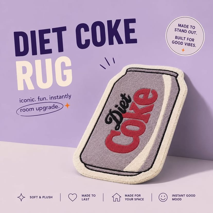 Diet Coke Rug